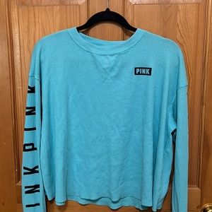 Victorias Secret Pink Cropped Long Sleeve